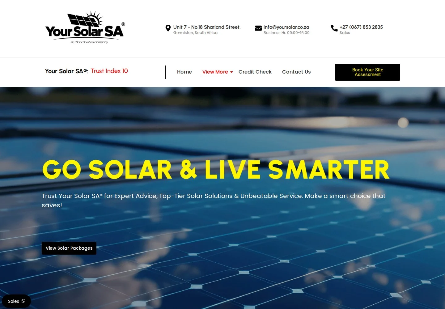 Your Solar South Africa — project reference